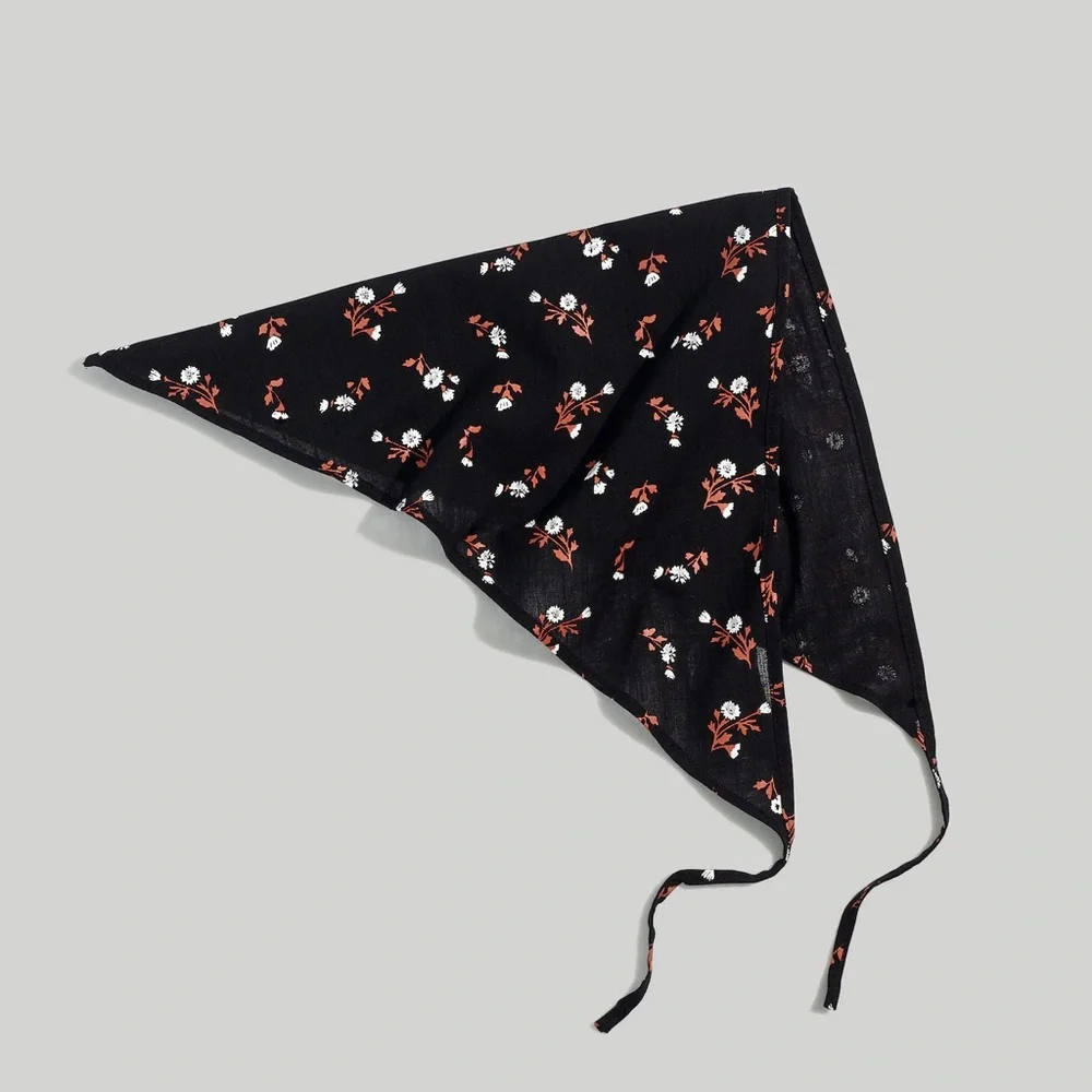 MADEWELL Florentine Floral Hair Scarf